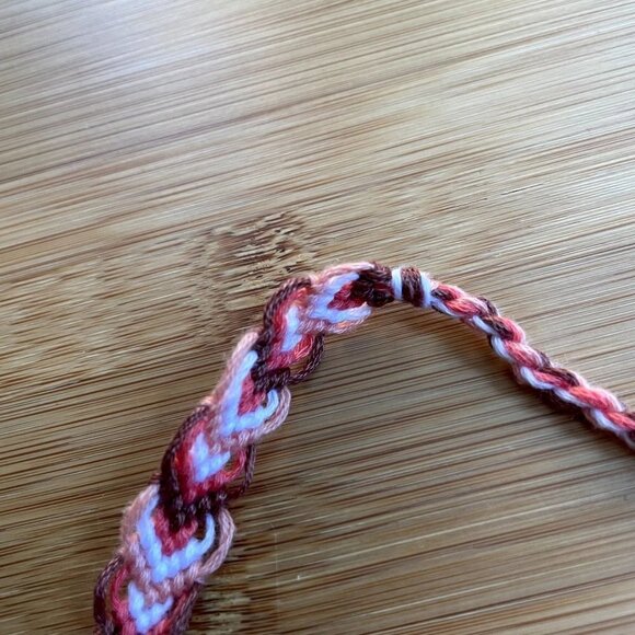 Adrienne Woven Bracelet anklet trendy comfortable tie embroidery thread woven gi - Picture 2 of 3